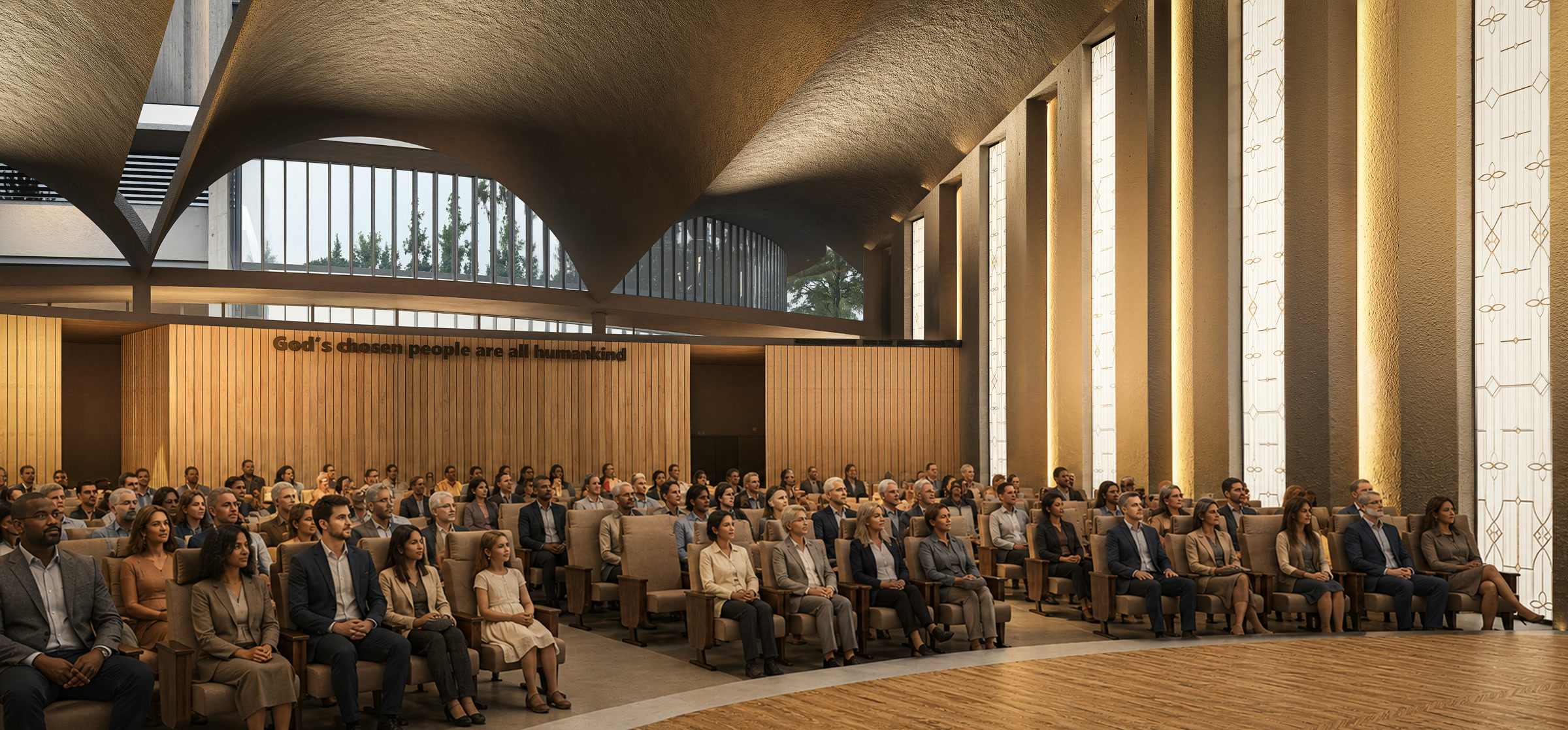 Church interior - Congregation
